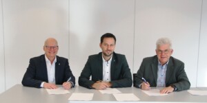 Teilnehmer an Geschäftstreffen.